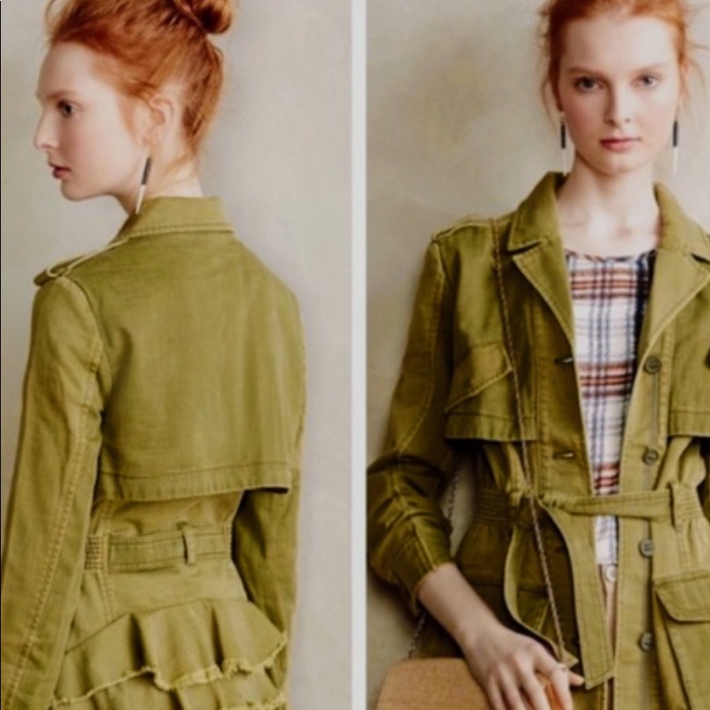 Anthropologie HD HD XS Military Jacket